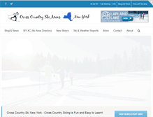 Tablet Screenshot of crosscountryskiny.com